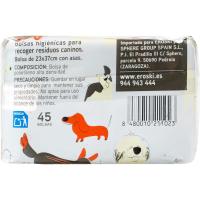 Bossa higiènica per a mascota EROSKI, paquet 3 u