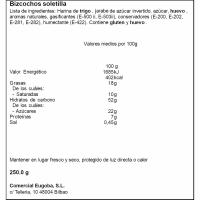 Pa de pessic soletilla EL GRECO, paquet 250 g