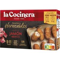 Croquetes enfornables pernil ibèric LA COCINERA, bossa 340 g Croquetes enfornables pernil ibèric LA COCINERA, bossa 340 g