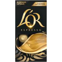 Café Flavours vainilla compatible Nespresso L'OR, caja 10 uds Café Flavours vainilla compatible Nespresso L'OR, caja 10 uds