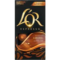 Café Flavours caramelo compatible Nespresso L'OR, caja 10 uds Café Flavours caramelo compatible Nespresso L'OR, caja 10 uds