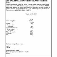 Filipins de xocolata llet ARTIACH, paquet 93+35 g