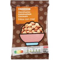 Cacahuetes fritos con miel EROSKI, bolsa 125 g