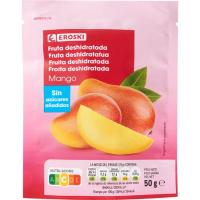 Mango deshidratado EROSKI, bolsa 50 g