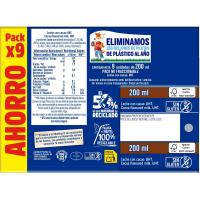 Batut de cacau PULEVA, pack 9x200 ml