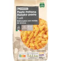 Fusilli Itàlia EROSKI, paquet 500 g Fusilli Itàlia EROSKI, paquet 500 g