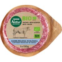 Hamburguesa vacuno eco red. grasa E. NATUR BIO, bandeja 150 g Hamburguesa vacuno eco red. grasa E. NATUR BIO, bandeja 150 g