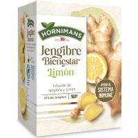 Infusión de jengibre y limón HORNIMANS, caja 15 sobres Infusión de jengibre y limón HORNIMANS, caja 15 sobres