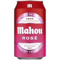 Cerveza MAHOU ROSE, lata 33 cl Cerveza MAHOU ROSE, lata 33 cl