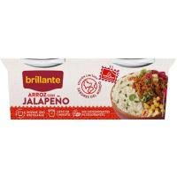Gotets d'arròs jalapeño BRILLANTE, pack 2x250 g