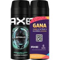 Desodorant masculí apollo AXE, pack 2x150 ml