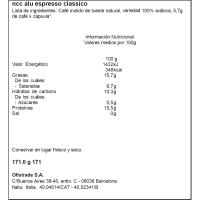 Café Espresso Classico compatible Nespresso LAVAZZA, caja 30 uds