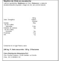 Mejillón chileno en escabeche CALVO, pack 3x80 g