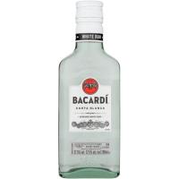 Ron Carta blanca BACARDI, botella 20 cl