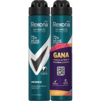 Desodorant 72H invisible REXONA MEN, pack 2x200 ml