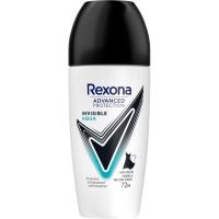 Desodorant 72H invisible aqua advance REXONA, roll on 50 ml