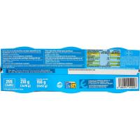 Tonyina clara en oli baix en sal EROSKI, pack 3x70 g