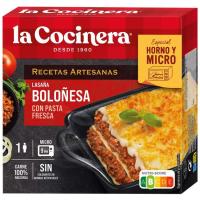 Lasaña a la boloñesa LA COCINERA, caja 280 g Lasaña a la boloñesa LA COCINERA, caja 280 g