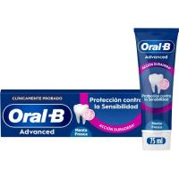 Dentífrico sensibilidad y frescor ORAL-B ADVANCED, tubo 75 ml Dentífrico sensibilidad y frescor ORAL-B ADVANCED, tubo 75 ml