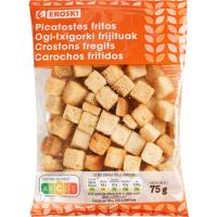 Picatostes fritos EROSKI, bolsa 75 g Picatostes fritos EROSKI, bolsa 75 g