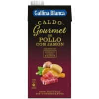 Brou de pollastre amb pernil GALLINA BLANCA GOURMET, brik 1 litre