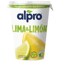 Producto fermentado a base de lima-limón ALPRO, tarrina 400 g Producto fermentado a base de lima-limón ALPRO, tarrina 400 g