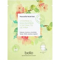 Mascarilla facial tisú iluminadora vit C BELLE, 1 ud Mascarilla facial tisú iluminadora vit C BELLE, 1 ud