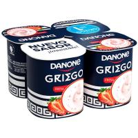 Griego sabor fresa DANONE, pack 4x110 g Griego sabor fresa DANONE, pack 4x110 g