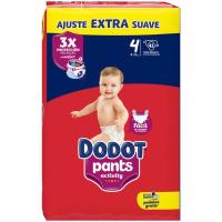 Pants jumbo 9-15 kg Talla 4 DODOT ACTIVITY EXTRA, paquet 43 u Pants jumbo 9-15 kg Talla 4 DODOT ACTIVITY EXTRA, paquet 43 u