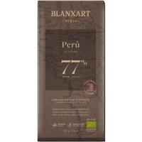 Xocolata ecològic 77% Cacau Perú BLANXART, rajola 100 g Xocolata ecològic 77% Cacau Perú BLANXART, rajola 100 g