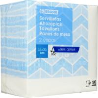 Servilleta decorada 2 capas EROSKI, paquete 100 uds