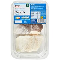 Tallada de bacallà dessalat E.BASIC, safata 250 g