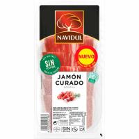 Jamón curado 1/2 loncha NAVIDUL, bandeja 45 g Jamón curado 1/2 loncha NAVIDUL, bandeja 45 g