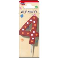 Espelma Núm. 4 DR. OETKER, pack 1 u