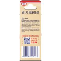 Espelma Núm. 6 DR. OETKER, pack 1 u