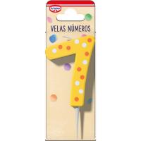 Espelma Núm. 7 DR. OETKER, pack 1 u