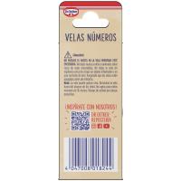 Vela Núm. 8 DR. OETKER, pack 1 u
