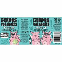 Cervesa sense gluten CERDOS VOLADORES, lata 33 cl