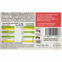 Musclo picant de Galícia EROSKI, lata 111 g