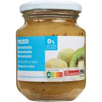 Mermelada de ciruela y kiwi 0% EROSKI, frasco 290 g