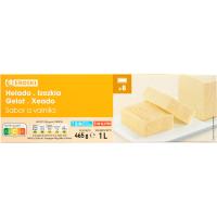 Gelat al tall vainilla EROSKI, bloc 1 litre Gelat al tall vainilla EROSKI, bloc 1 litre