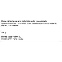 Coco ratllat TORRA, bossa 100 g