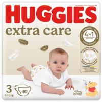 Bolquer Talla 3 (6-10 kg) HUGGIES Extra Care, pack 40 u Bolquer Talla 3 (6-10 kg) HUGGIES Extra Care, pack 40 u