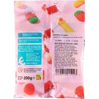 Mix de llaminadures amb sucre EROSKI, bossa 200 g