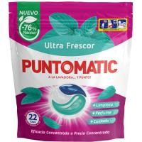 Detergent en càpsules frescor PUNTOMATIC, bossa 22 dosi