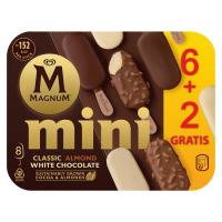 Gelat mini clàssic ametlles blanc MAGNUM, caixa 6 u 352 g Gelat mini clàssic ametlles blanc MAGNUM, caixa 6 u 352 g