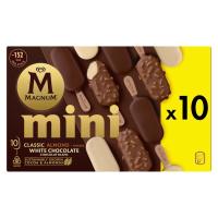 Gelat mini clàssic ametlles blanc MAGNUM, caixa 10 u 443 g Gelat mini clàssic ametlles blanc MAGNUM, caixa 10 u 443 g