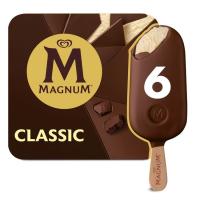 Helado classic MAGNUM, 6 uds, caja 450 g