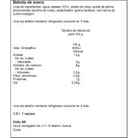 Beguda de civada sense sucre OATLY, brik 1L