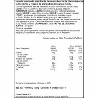 Gelat ametlat amb vainilla de java NUII, caixa 3+1 u 268 g